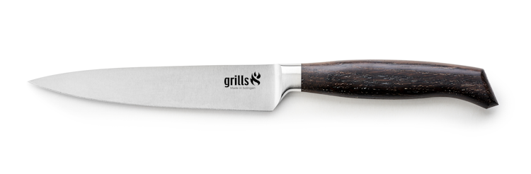 Grills.de Universalmesser mit Eichenholzgriff 15cm Bild