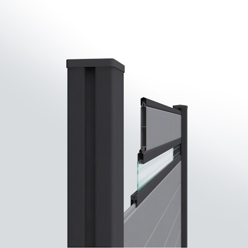 GroJa Mix it Stecksystem Aluminium-Abschlussprofil 180 cm
