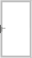 GroJa Ambiente Einzeltor 100 x 180 cm mit Alurahmen EV1