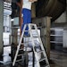 Günzburger Aluminium-Stehleiter beidseitig begehbar mit clip-step R13Bild