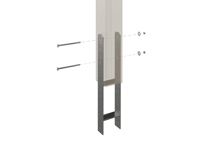 Skan Holz Carport Friesland 314x555 cm inkl. 2 Einfahrtsbögen Sparset 6 Bild