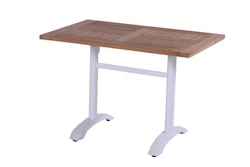 Hartman Bistro Tisch SOPHIE, Aluminium / Teak, verschiedene Farben und Größen