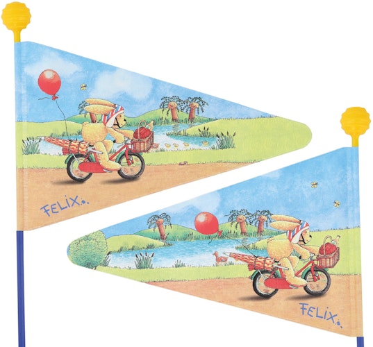 Bike Fashion Sicherheitswimpel Hase Felix