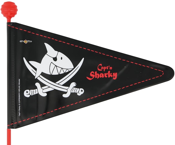 Bike Fashion Sicherheitswimpel Capt'n Sharky