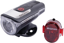Sigma Sport Akku-LED-Leuchten-Set Aura 80 USB / Nugget II