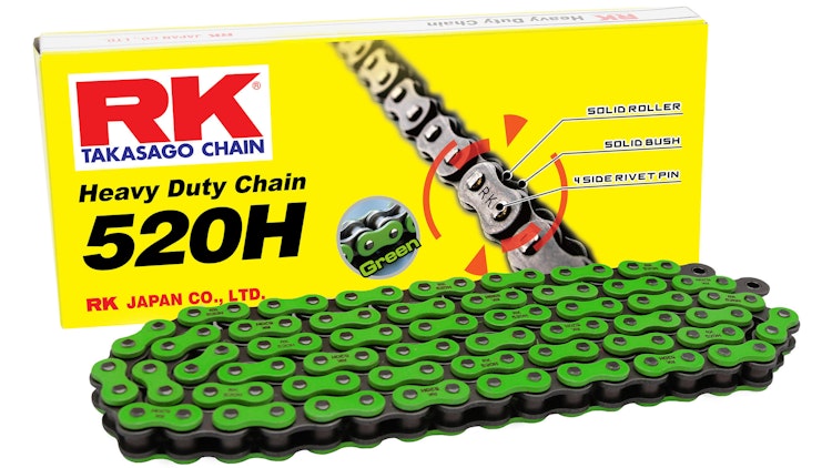 RK 520H Kette (114 Gl., grün)