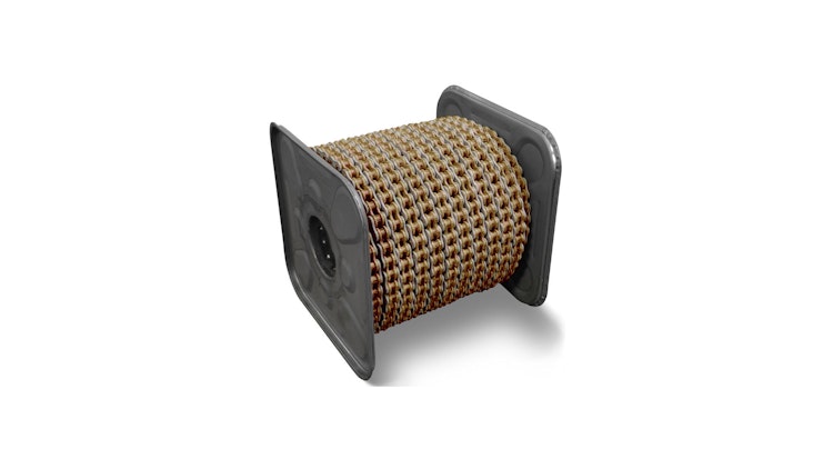 RK GB520XRE Kettenrolle C Gold