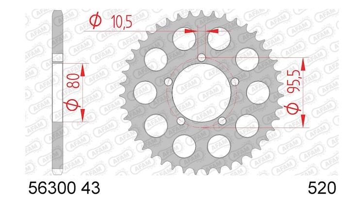 Afam Kettenrad 56300