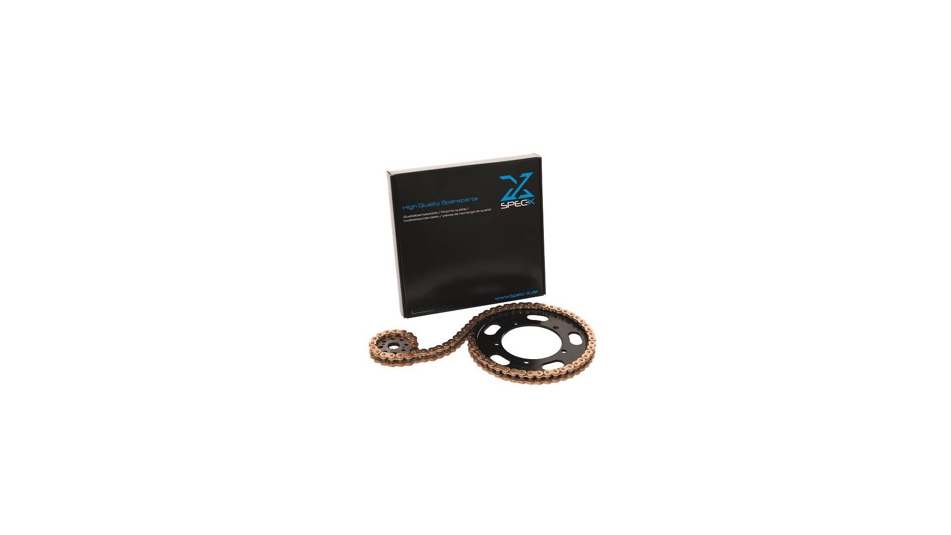RK Kettensatz Premium, 428XSO, RX-Ring, Kettensatz Übersetzung: 16-55-144/428 Ritzel: Stahl