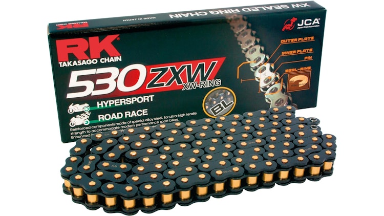 RK Kette BL530ZXW Black Scale, 100 Glieder