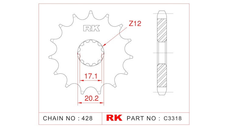 RK Antriebsritzel 3318