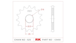 RK Antriebsritzel 5455