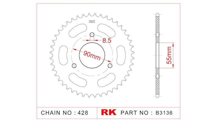 RK Kettenrad 3136