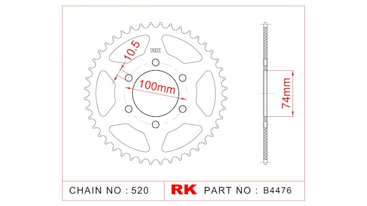 RK Kettenrad 4476