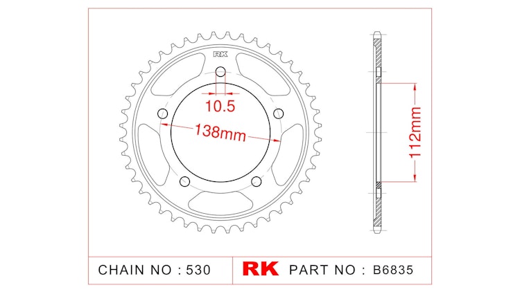 RK Kettenrad 6835