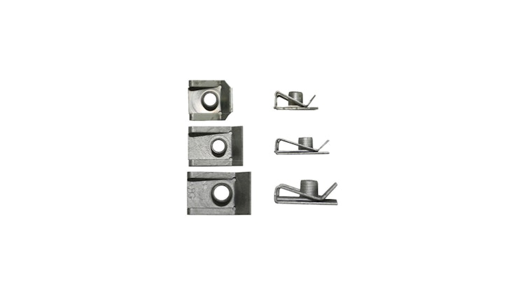 Dresselhaus Blechmutter M6, L x B: 23, 6 x 16, 0 mm, selbstsichernd