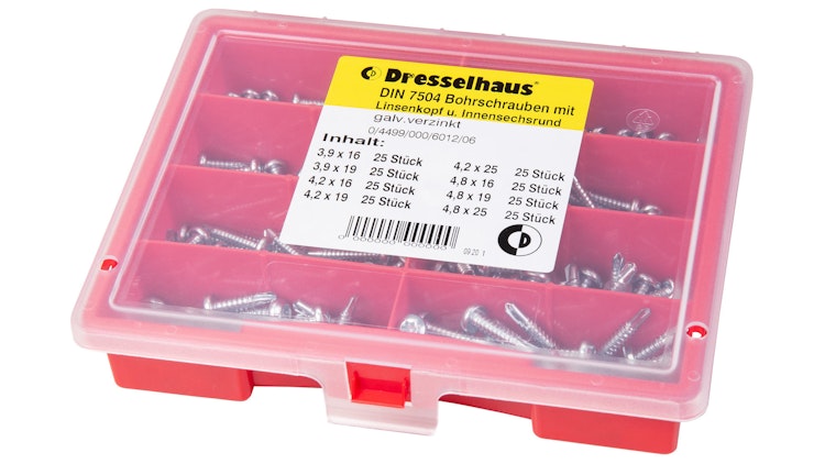 Dresselhaus Bohrschraubensortiment