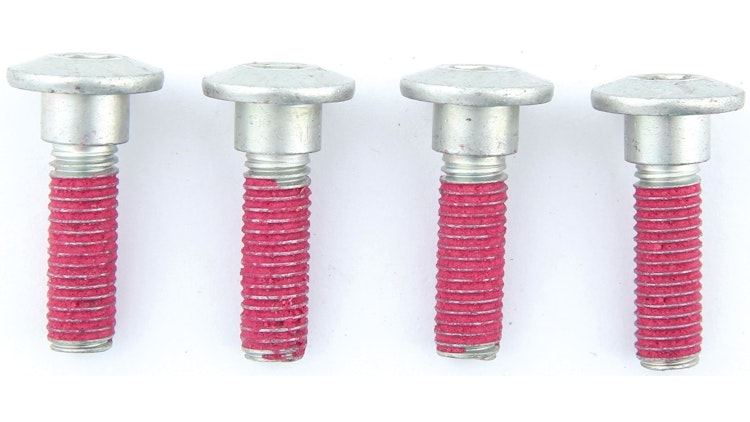 TRW Schraubensatz 4 Stück, M8x1, 25, Schaftlänge 30 mm, Gesamtlänge 33, 2 mm
