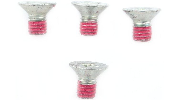 TRW Schraube 4 Stück, Schaftlänge 6 mm, Gesamtlänge 10 mm, Schraube Senkkopf, M6x1