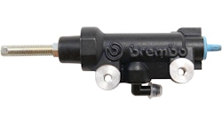 Brembo Hauptbremszylinder PS12, 7E schwarz, 48, 8 mm Lochabstand, Hauptbremszylinder Fußbremszylinder