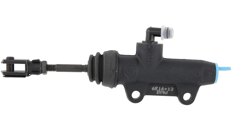 Brembo Hauptbremszylinder PS12/C schwarz, Hauptbremszylinder Fußbremszylinder, druckbetätigt