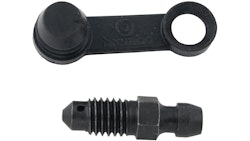 Brembo Bremsenentlüftungsschraube M8 x 1, 25, Länge 15 mm, mit Kappe, schwarz