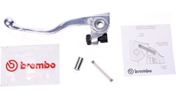 Brembo Kupplungshebel silber, Kupplungshebel Alu, Länge 122 mm, für Brembo MX Kupplungszylinder