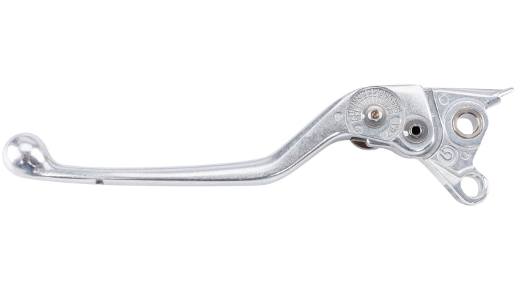 Brembo Kupplungshebel Aluminium poliert, Kupplungshebel Einstellbar, Länge 172 mm