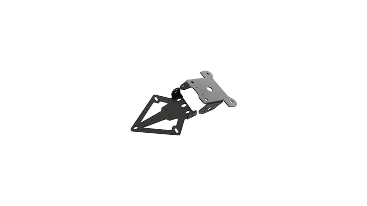 TRW Kennzeichenhalter MSH120, Kennzeichenhalter Aluminium, sehr edel in schwarz beschichtet