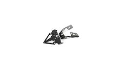 TRW Kennzeichenhalter MSH311, Kennzeichenhalter Aluminium, sehr edel in schwarz beschichtet
