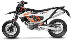 LeoVince SLIP-ON Edelstahl SBK LV ONE EVO KTM 690 ENDURO R / SMC R mit Katalysator
