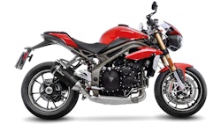 LeoVince SLIP-ON Carbon SBK FACTORY S TRIUMPH SPEED TRIPLE  R/S