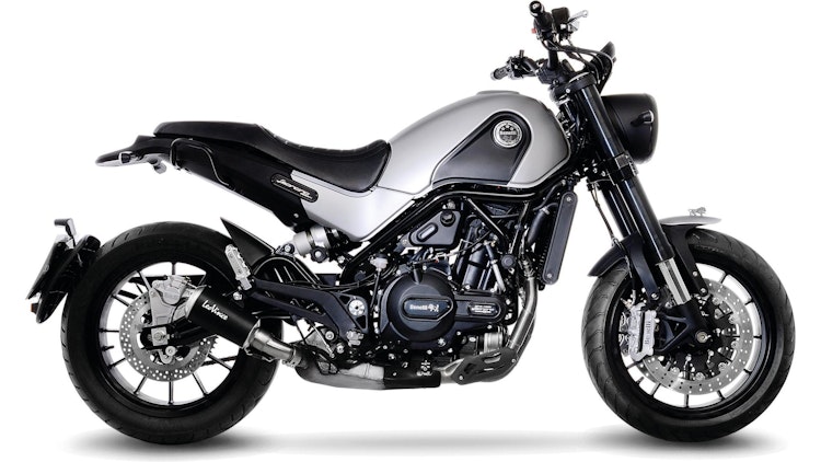 LeoVince SLIP-ON Edelstahl SBK LV-10 Schwarz für BENELLI LEONCINO / LEONCINO TRAIL