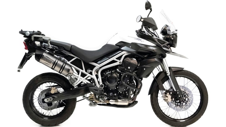 LeoVince SLIP-ON Edelstahl SBK LV ONE EVO für TRIUMPH TIGER 800/XC