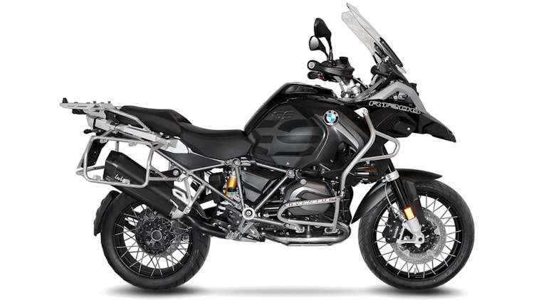 LeoVince SLIP-ON Edelstahl SBK LV-12 Schwarz für BMW R 1200 GS/ADVENTURE- R 1250 GS/ADVENTURE