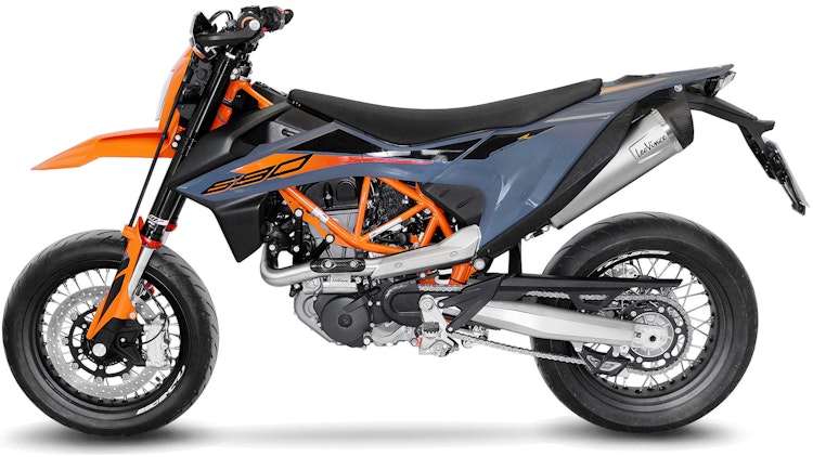 LeoVince Komplettanlage Edelstahl SBK LV ONE EVO für KTM 690 SMC R / ENDURO / GAS GAS ES/SM 700 mit Katalysator