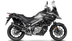 LeoVince SLIP-ON Edelstahl SBK LV ONE EVO Schwarz SUZUKI V-STROM 650/XT mit Katalysator