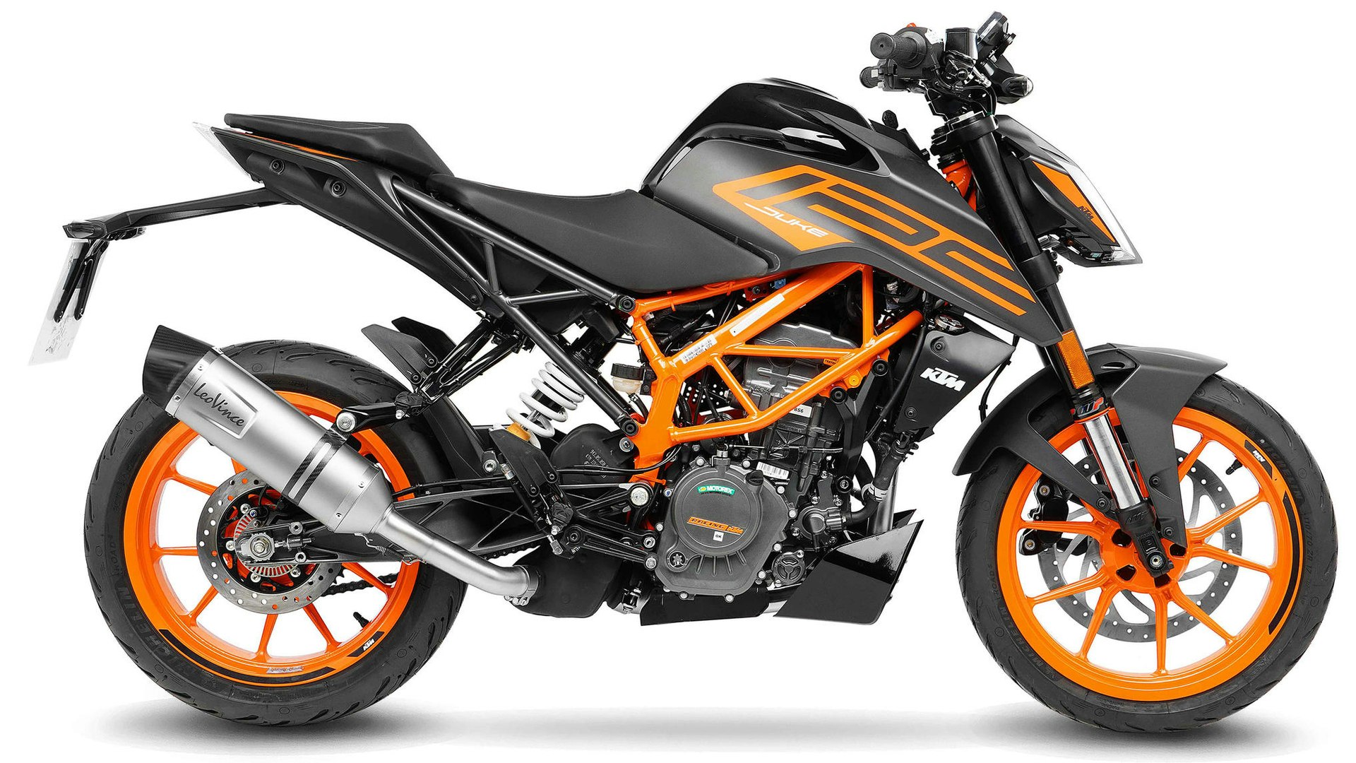 LeoVince SLIP-ON Edelstahl SBK LV ONE EVO KTM DUKE 125/390