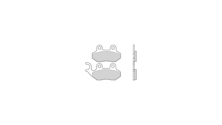 Brembo Bremsbelag Typ CC, Carbon/Keramik mit ABE, Bremsbelag "07005" Satz