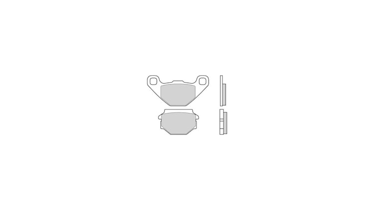 Brembo Bremsbelag Typ CC, Carbon/Keramik mit ABE, Bremsbelag "07014" Satz