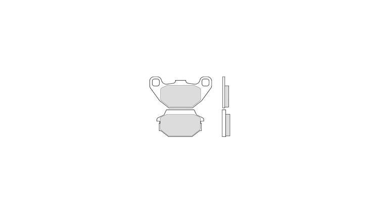 Brembo Bremsbelag Typ CC, Carbon/Keramik mit ABE, Bremsbelag "07022" Satz