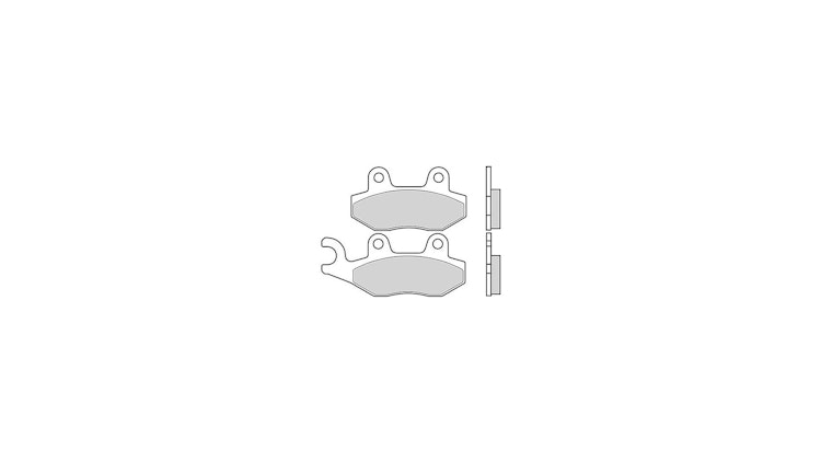 Brembo Bremsbelag Typ CC, Carbon/Keramik mit ABE, Bremsbelag "07035" Satz