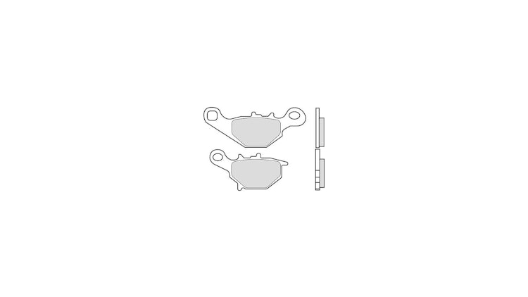 Brembo Bremsbelag Typ CC, Carbon/Keramik mit ABE, Bremsbelag "07036" Satz