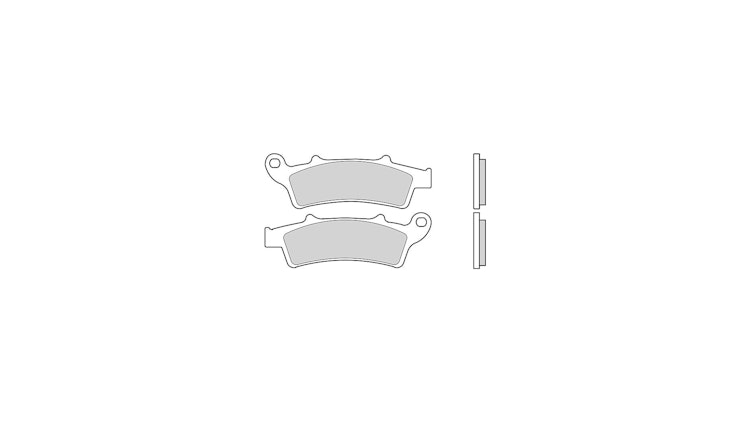 Brembo Bremsbelag Typ CC, Carbon/Keramik mit ABE, Bremsbelag "07045" Satz