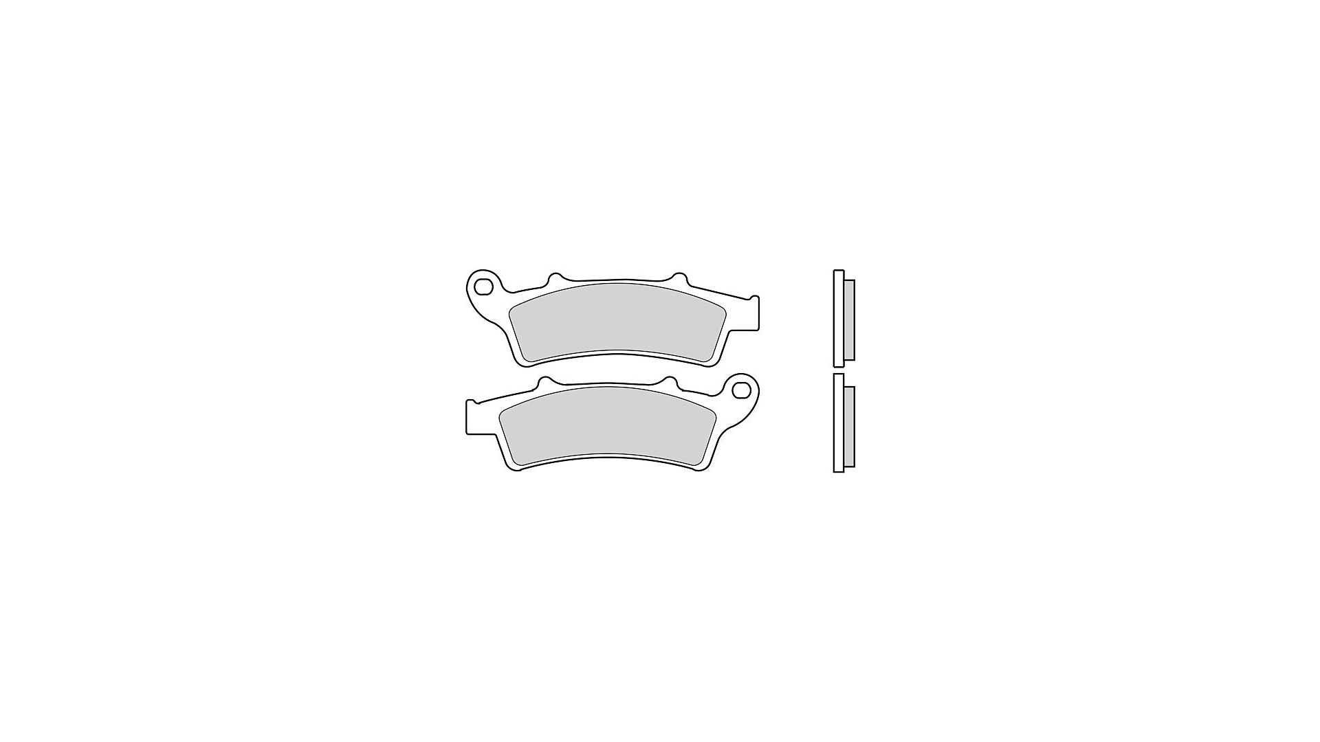 Brembo Bremsbelag Typ CC, Carbon/Keramik mit ABE, Bremsbelag "07045" Satz