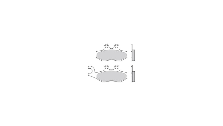 Brembo Bremsbelag Typ CC, Carbon/Keramik mit ABE, Bremsbelag "07056" Satz