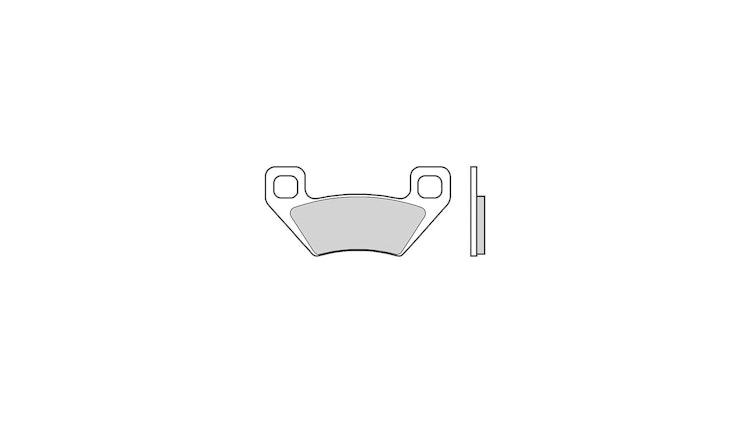 Brembo Bremsbelag Typ SD, Sintermetall Offroad mit ABE, Bremsbelag "07GR53" Satz