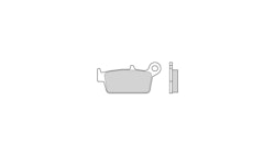 Brembo Bremsbelag Typ SD, Sintermetall Offroad mit ABE, Bremsbelag "07HO26" Satz