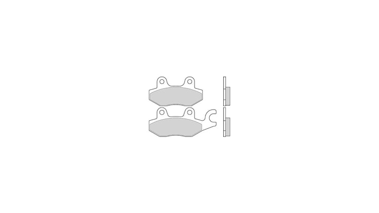 Brembo Bremsbelag Typ CC, Carbon/Keramik mit ABE, Bremsbelag "07HO40" Satz