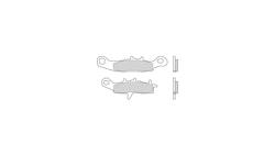 Brembo Bremsbelag Typ SD, Sintermetall Offroad mit ABE, Bremsbelag "07KA22" Satz